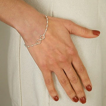 Infinity Perle – Silberarmband