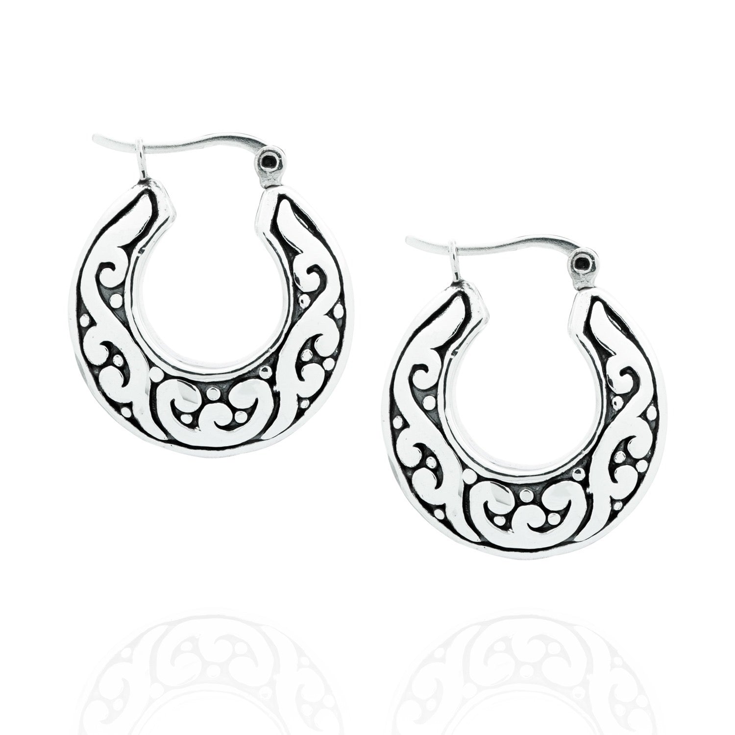 Ohrringe aus Silber, orientalisch