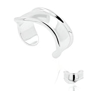 Silbernes Wellen-Armband
