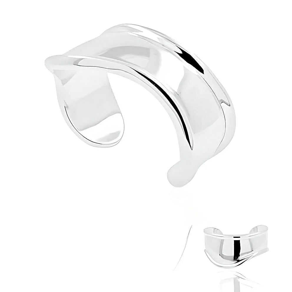 Silbernes Wellen-Armband
