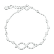 Infinity Perle – Silberarmband