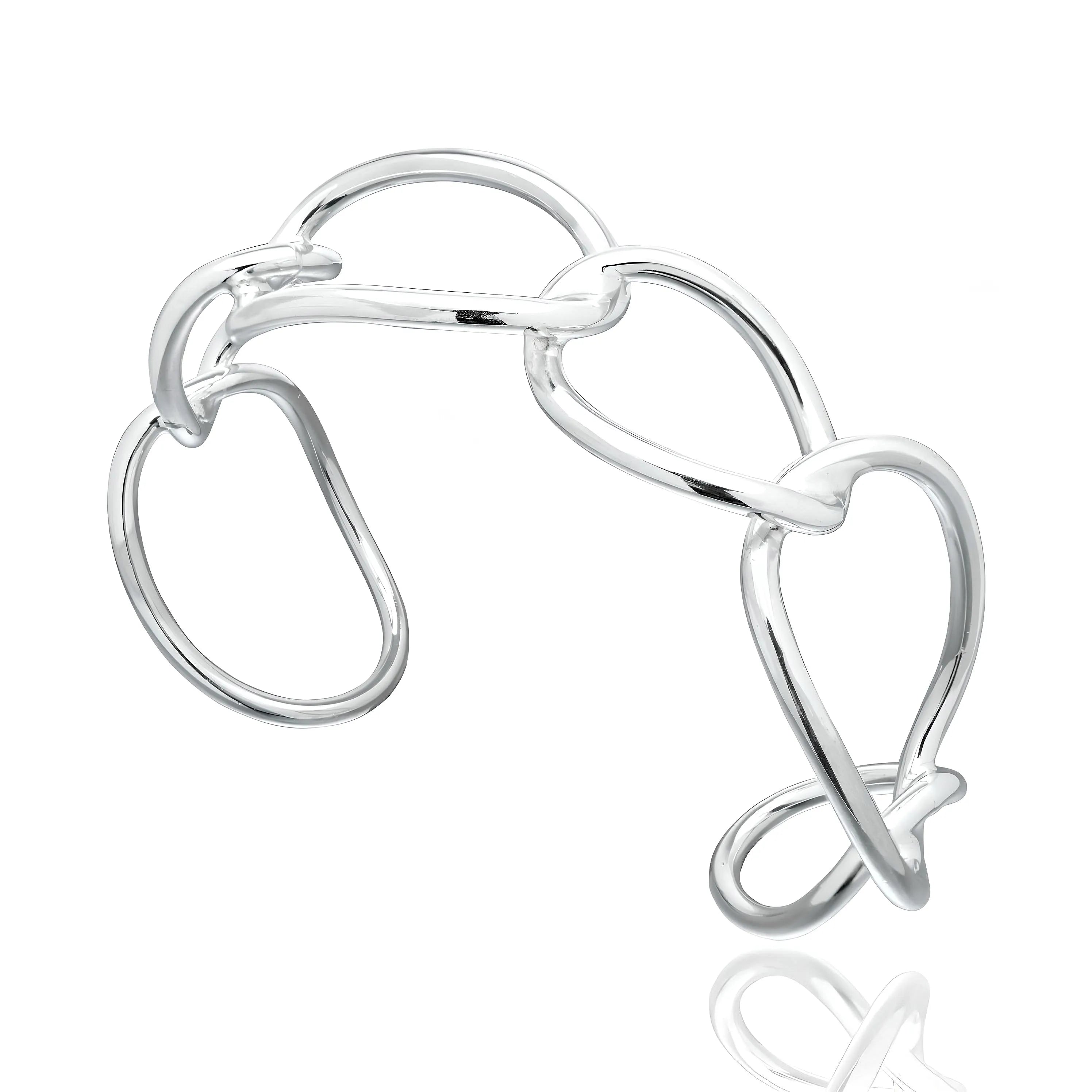 Link-Cuff – Silberarmreif