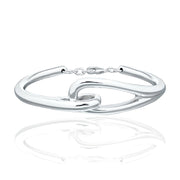 Geflochtenes Silberarmband